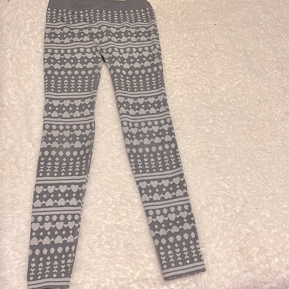 Heart gray legging